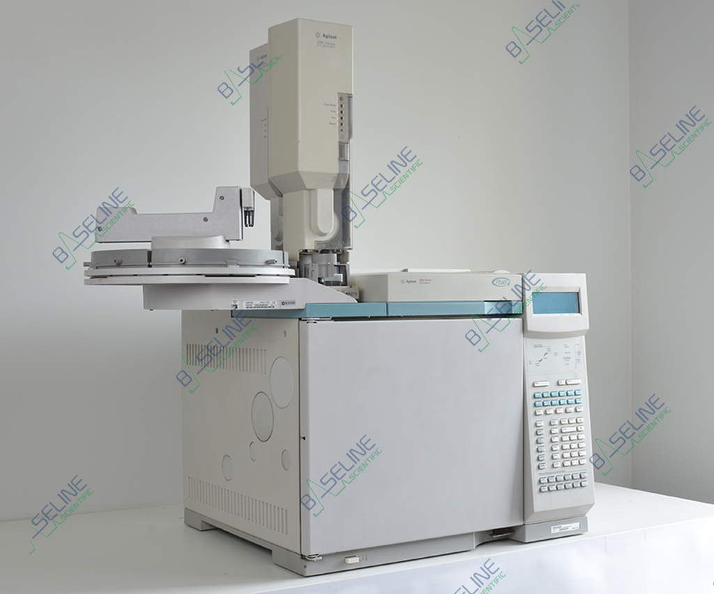 Agilent 6890 GC with PP SSL TCD FID and 7683 Series Autosampler Two Injection Tower image 3