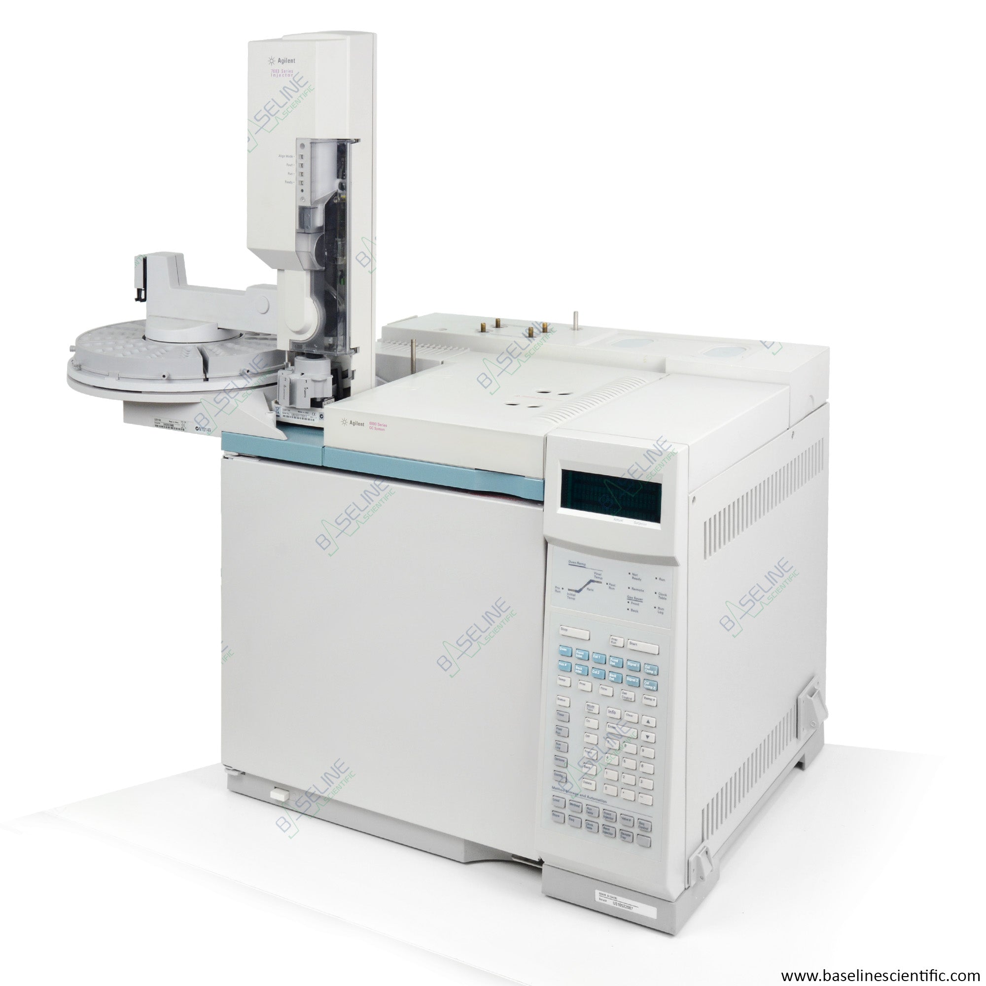 Agilent 6890 GC with Single SSL FID and 7683 Series Autosampler image 0