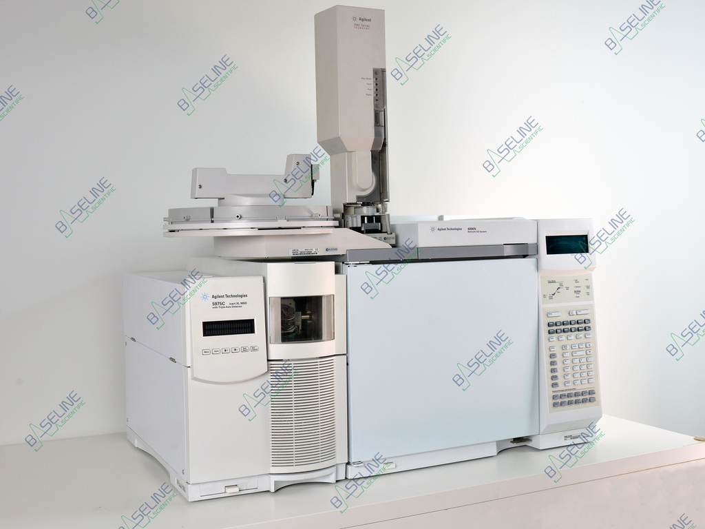 Agilent 6890N GC & 5975C Diffusion Pump & 7683 Autosampler image 1