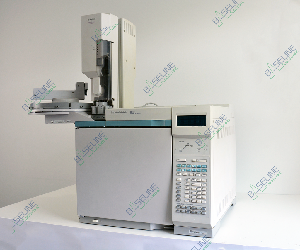 Agilent 6890N GC with PP, SSL, TCD, FID and 7683 Series Autosampler Two Injection Tower image 3