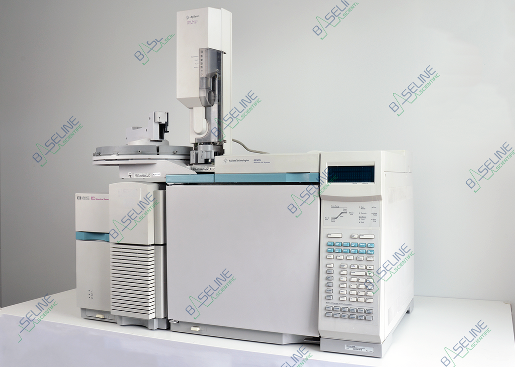 Agilent 6890 GC with 5973A MSD Standard Turbo Pump and 7683 Autosampler image 3