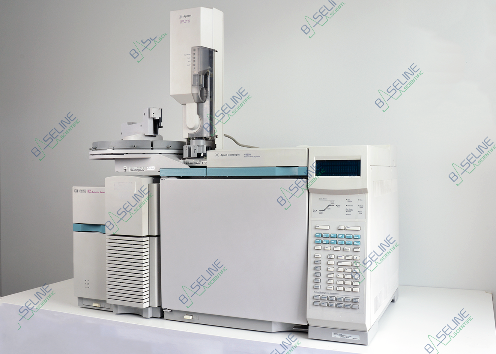Agilent 6890 GC with 5973A MSD Standard Turbo Pump and 7683 Autosampler image 3