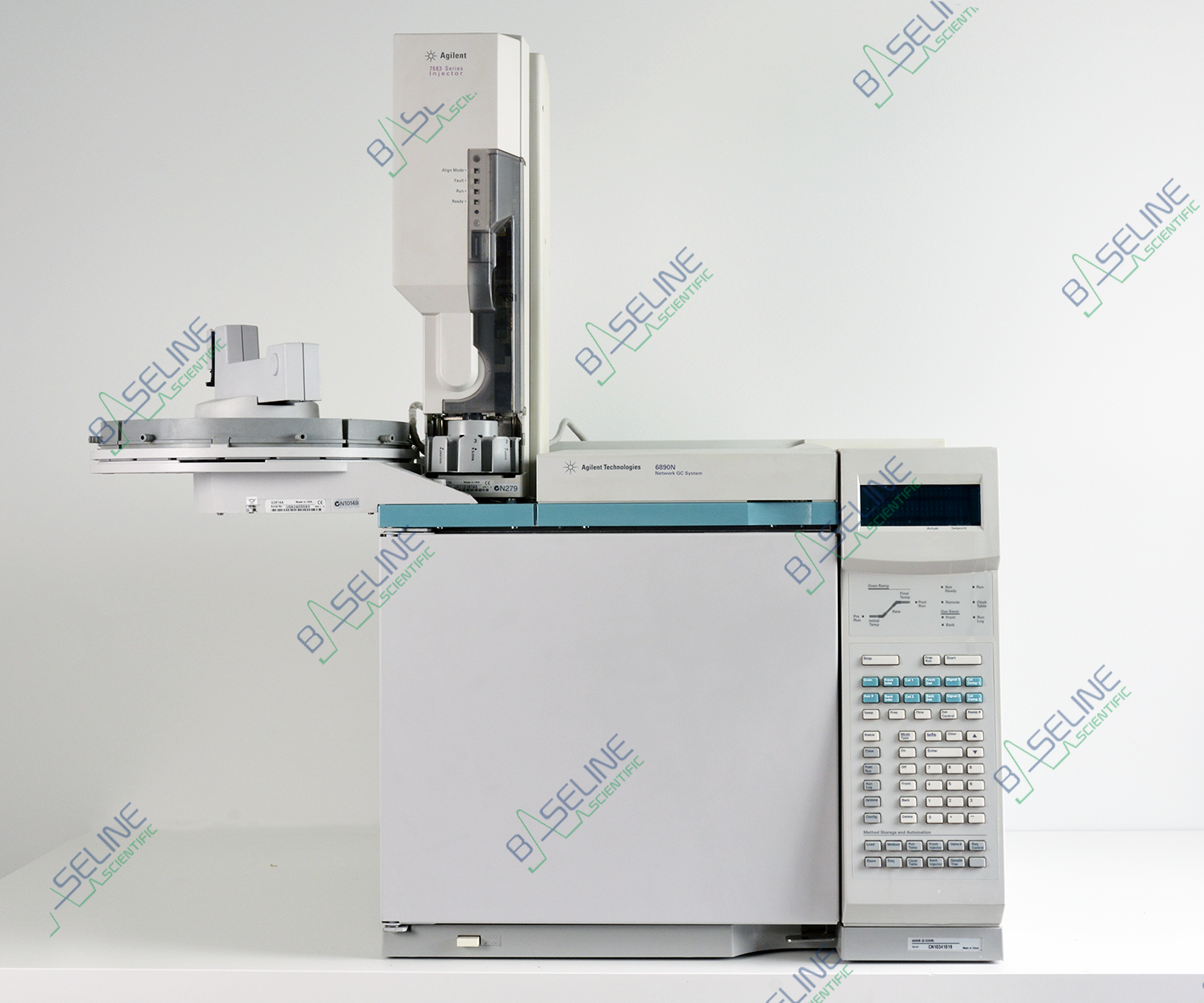 Agilent 6890N GC with Dual SSL FID and 7683 Series Autosampler Two Injection Tower image 0