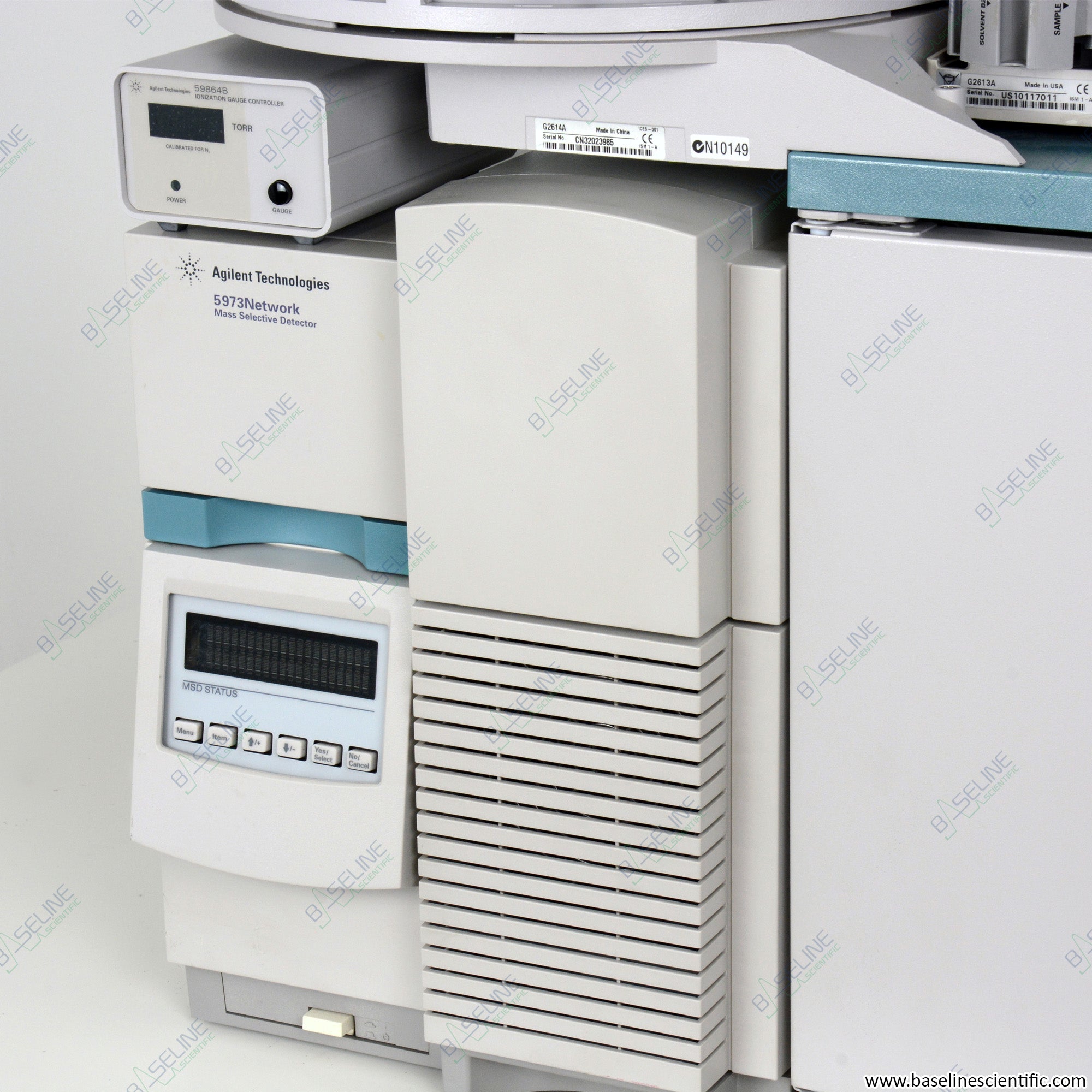 Agilent 6890N GC with 5973N MSD Diffusion Pump and 7683 Autosampler image 4