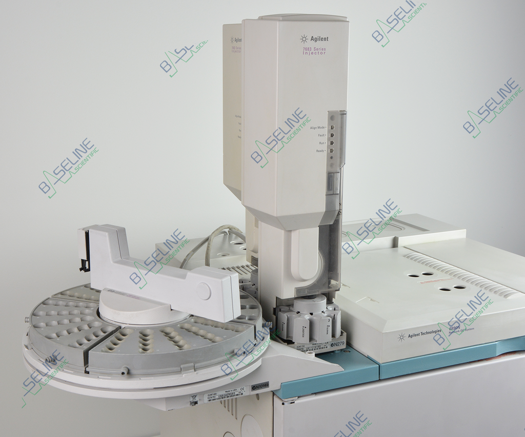 Agilent 6890N GC with PP, SSL, TCD, FID and 7683 Series Autosampler Two Injection Tower image 5