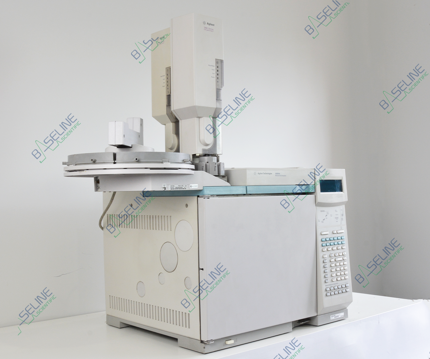 Agilent 6890N GC with PP, SSL, TCD, FID and 7683 Series Autosampler Two Injection Tower image 4