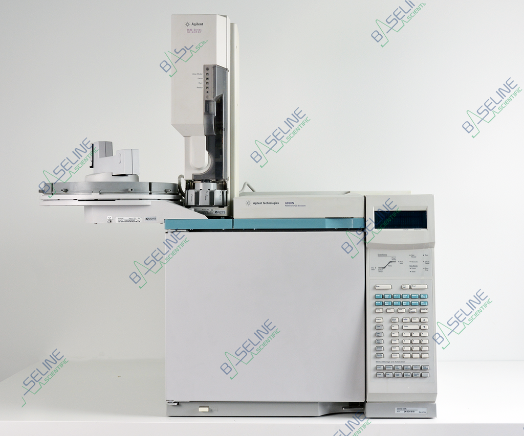 Agilent 6890N GC with PP, SSL, TCD, FID and 7683 Series Autosampler Two Injection Tower image 6